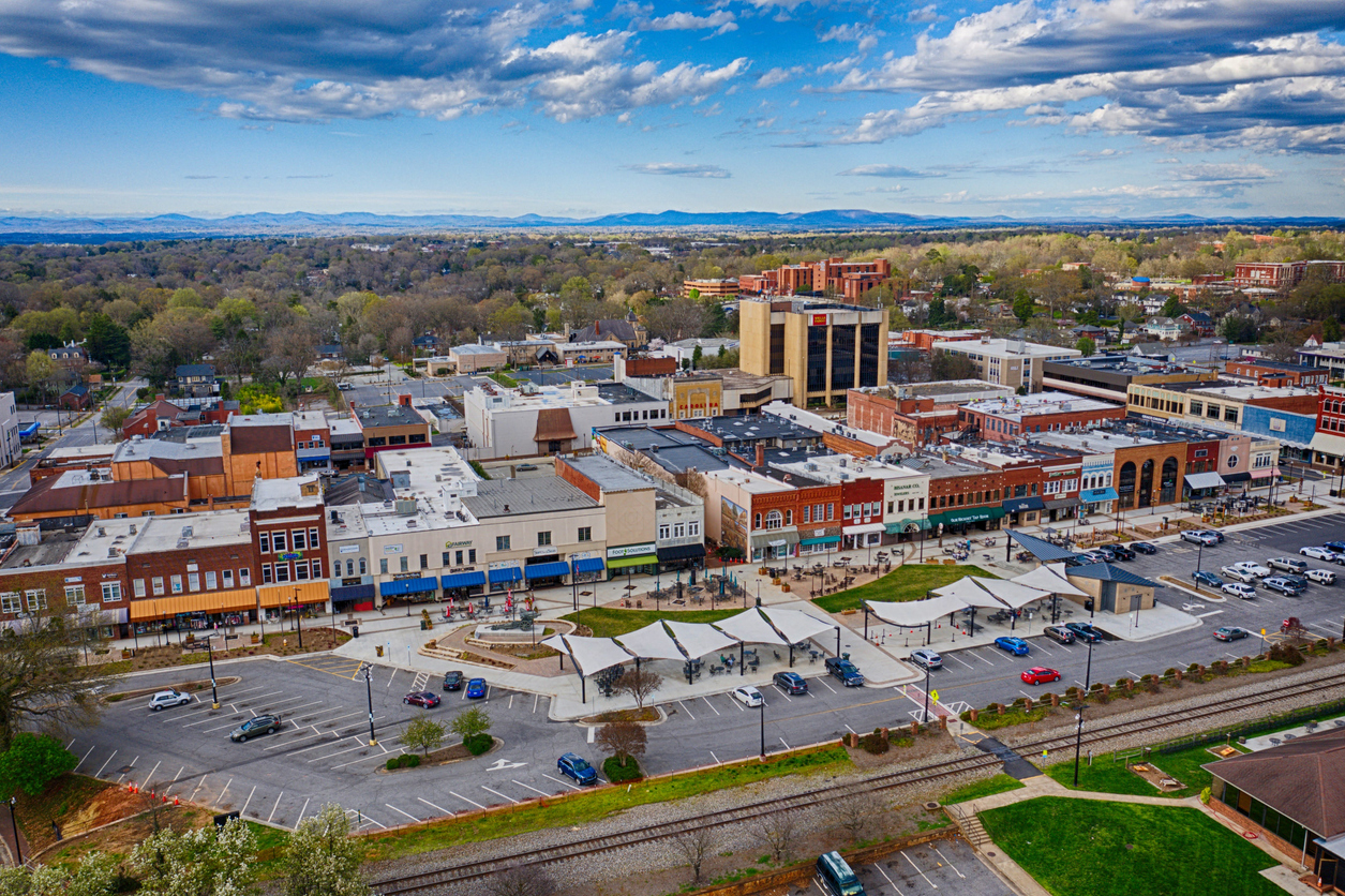 Panoramic Image of Hickory, NC